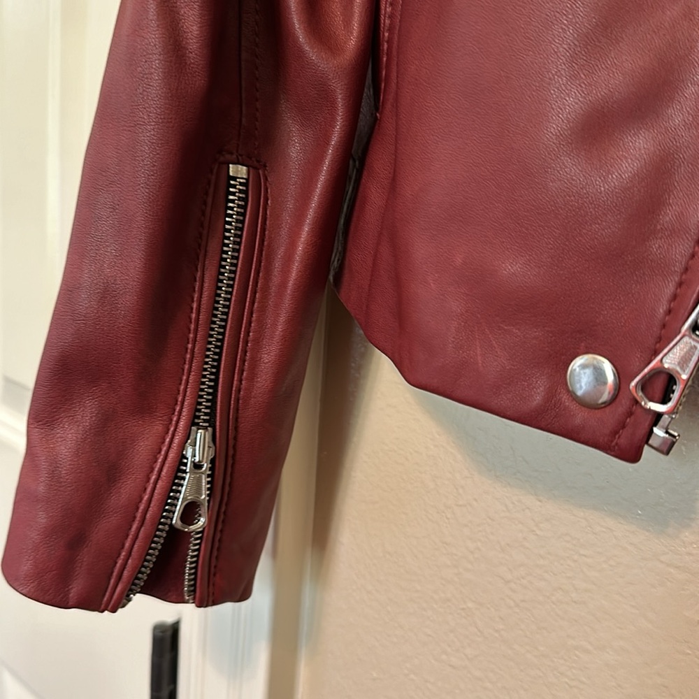 NWT Gianni Bini red leather jacket - Picture 5 of 12